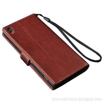 Crystal Texture PU+TPU Magnetic Wallet Flip case for Sony Xperia Z4